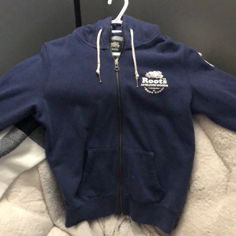 roots zip hoodie